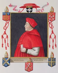 Porträt von Thomas Wolsey (ca. 1475-1530) Kardinal und Staatsmann aus 